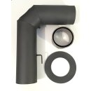 Winkelrohr-Set 1 150 schwarz